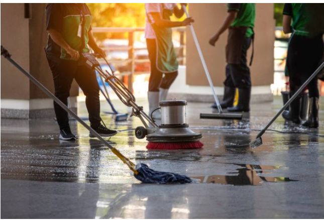 Professional floor cleaning service